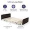 Medacure Ultra Low and High Hospital Bed, Fully Electric with ProEx 48 Mattress  Expandable Width MC-ULB48X730CH1KA - alternate 3